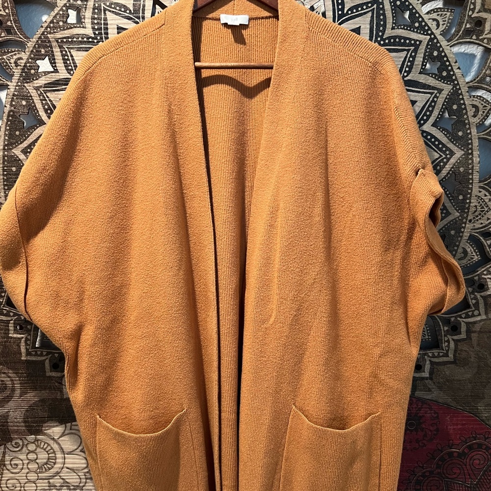 J. Jill Warm Brown Knit Sweater
